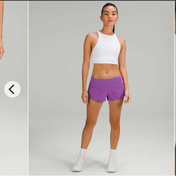 Lululemon- Size 10- 2.5”- Moonlit Magenta- Low-Rise Speed-Up Shorts - Picture 1 of 16